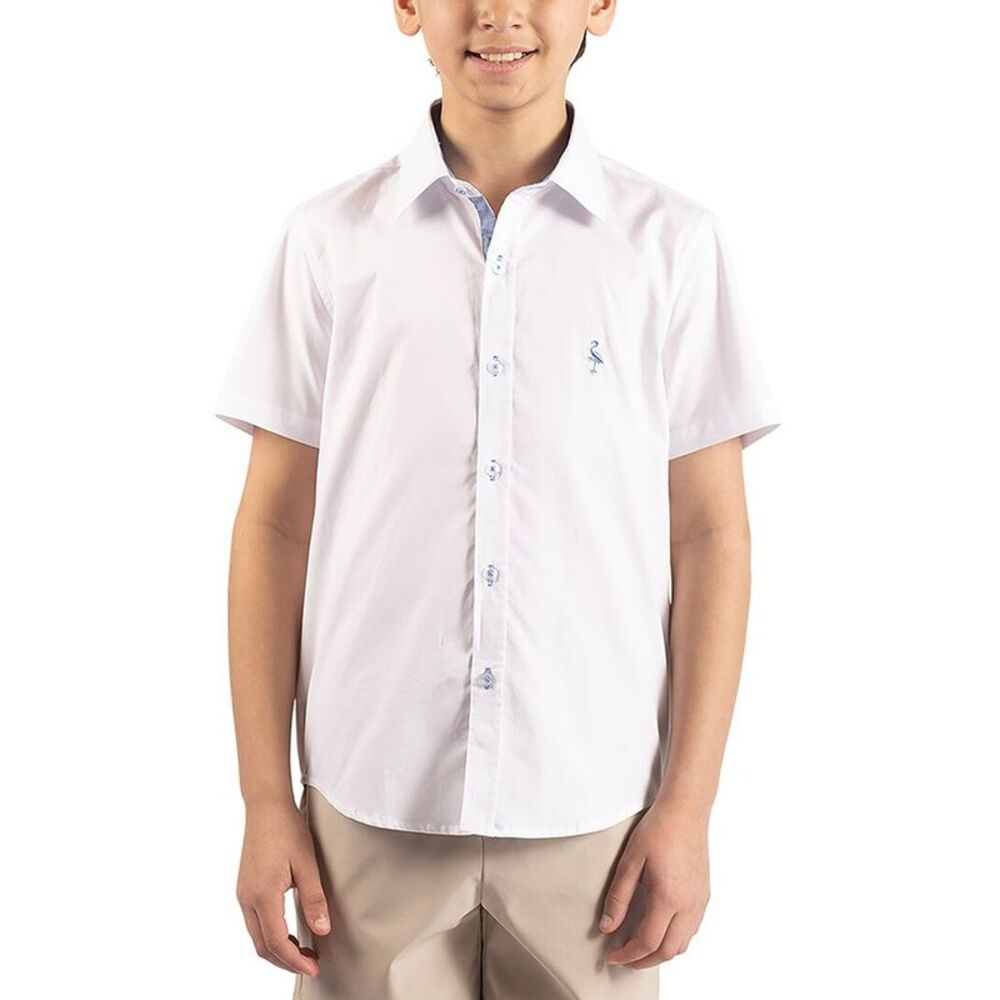 Tailorbyrd Boys Polo Shirt, White